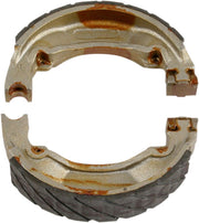 EBC Grooved "G" Brake Shoes for 1976-1989 YAMAHA "G" Grooved Front Rear Organic Base Set - Y504G