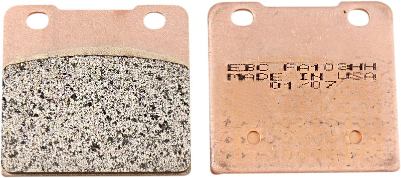 EBC Sintered "HH" Brake Pads for 1984-2008 SUZUKI FA-HH Series Front Rear Sintered Metal Copper Alloy Set of 2 - FA103HH