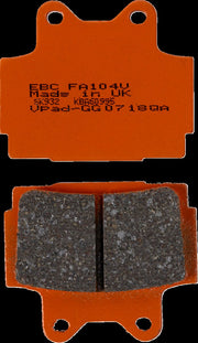 EBC Organic Base "FA" Brake Pads for 1983-2003 YAMAHA FA Series Front Front Left Aramid Fibre Set of 2