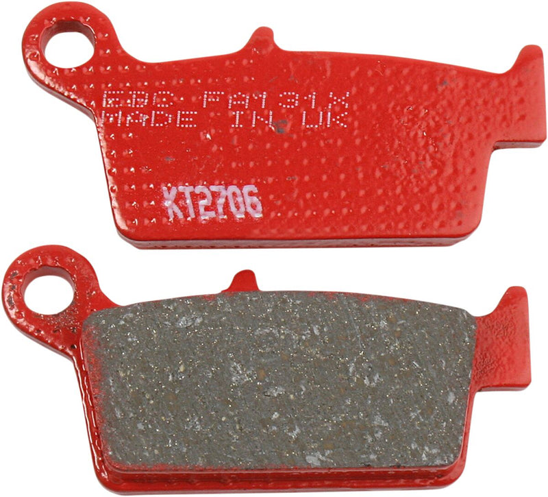 EBC Sport Carbon "X" Brake Pads FA-TT Series Rear Semi-Sintered Metal Carbon Graphite Set of 2 - FA131TT