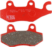 EBC Sport Carbon "X" Brake Pads FA-TT Series Front Front Left Semi-Sintered Metal Carbon Graphite Set of 2 - FA135TT