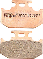 EBC Long-Life Sintered "R" Brake Pads FA-R Series Rear Sintered Metal Bronze Set of 2 - FA152/2R