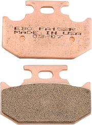 EBC Long-Life Sintered "R" Brake Pads FA-R Series Rear Sintered Metal Bronze Set of 2 - FA152R