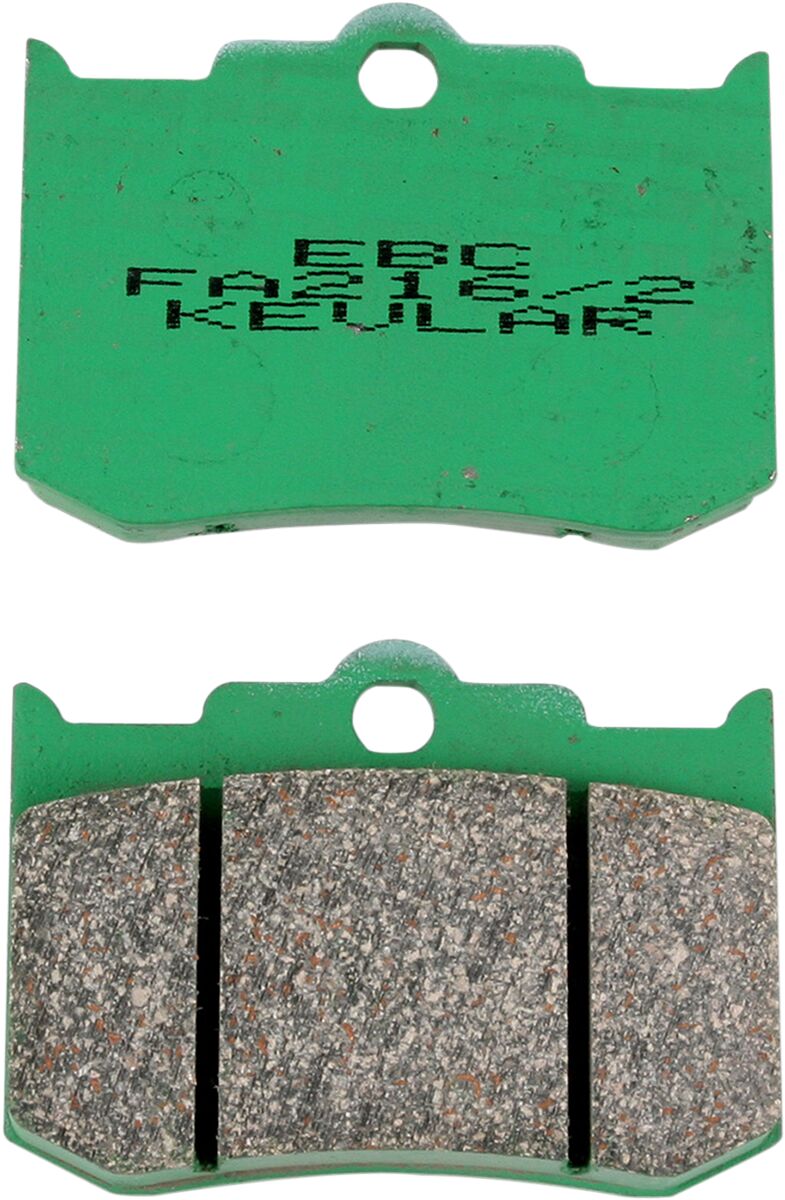 EBC Ceramic Caliper Brake Pads FA Series Front Left Organic Base Aramid Fibre Set of 2