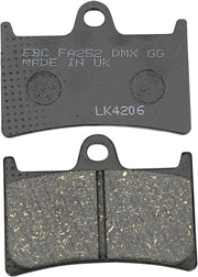 EBC Organic Base "FA" Brake Pads for 1989-2026 YAMAHA FA Series Front Aramid Fibre Set of 2 - FA252