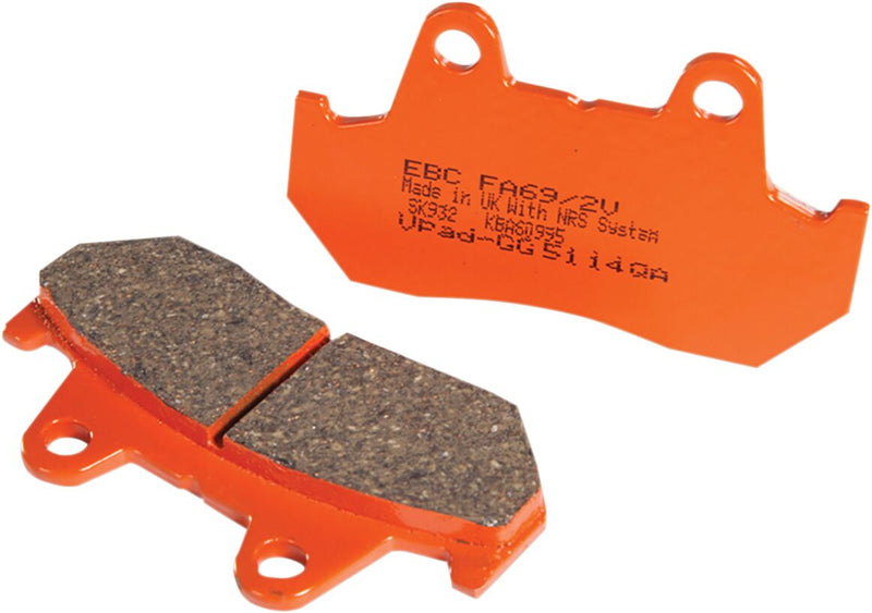 EBC Organic Base "FA" Brake Pads for 1981-1984, 1987-1998 HONDA FA Series Front Aramid Fibre Set of 2