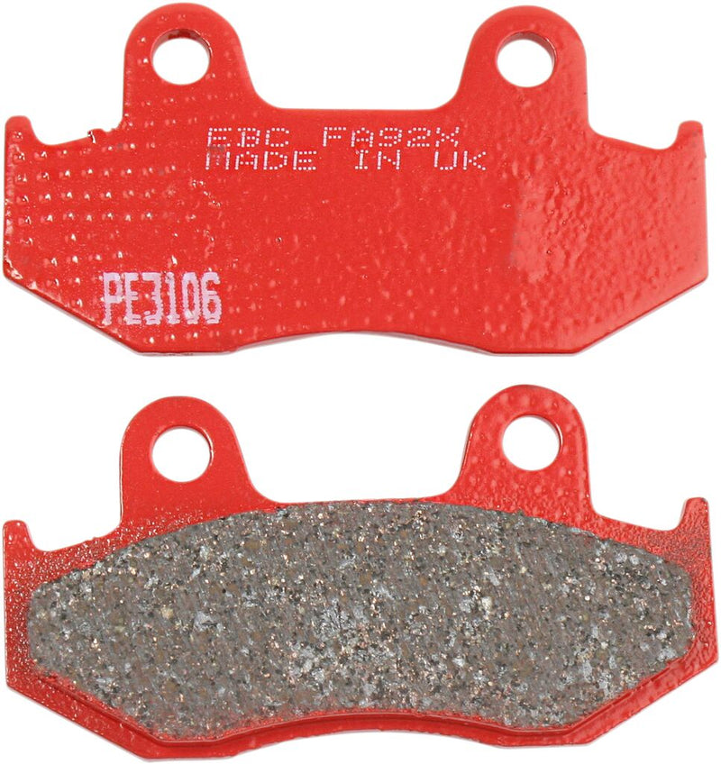 EBC Sport Carbon "X" Brake Pads for 1983-1994 HONDA FA-TT Series Front Rear Semi-Sintered Metal Carbon Graphite Set of 2 - FA092TT