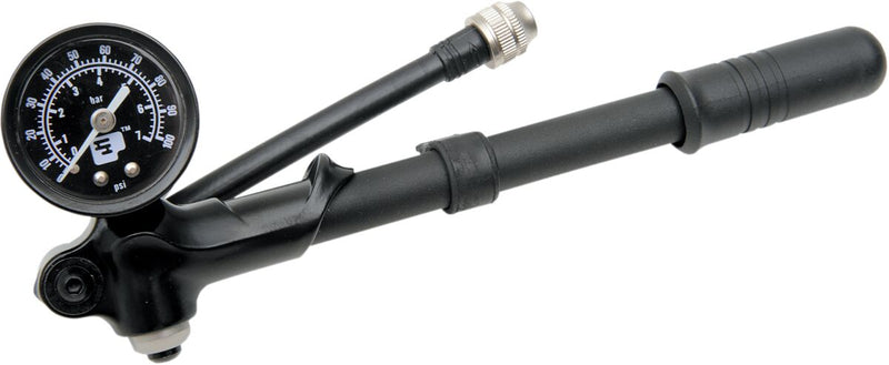 Progressive Suspension Gauge-Mounted Pump Gauge Pump Black Mini Air Shocks Forks - GP3-100
