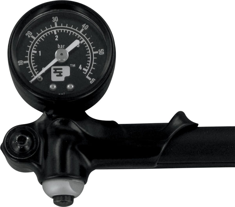 Progressive Suspension Gauge-Mounted Pump Gauge Pump Black Mini Air Shocks Forks - GP3-60