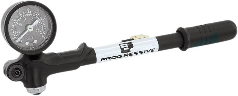 Progressive Suspension Gauge-Mounted Pump Gauge Pump Black Mini Air Shocks Forks - GP3-300