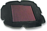 K & N OE Replacement High-Flow Air Filter for 1998-2009, 2011-2020 HONDA VFR 800 Black Red - HA-8098