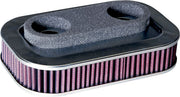 K & N Replacement High-Flow Air Filter for 1986-2013 Harley-Davidson Black Red - HD-1388