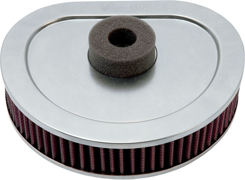 K & N Replacement High-Flow Air Filter for 1983-1984, 1986-1999 Harley-Davidson Black Red - HD-1390