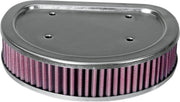 K & N Replacement High-Flow Air Filter for 1999-2006 Harley-Davidson Black Red