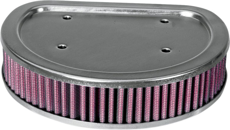 K & N Replacement High-Flow Air Filter for 1999-2006 Harley-Davidson Black Red - HD-8899