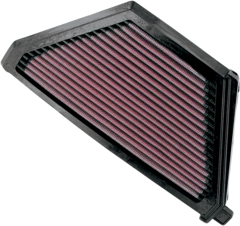 K & N OE Replacement High-Flow Air Filter for 1996-2009 KAWASAKI EN 500 Black Red - KA-5096