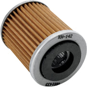 K & N Performance Oil Filter Silver Yellow Standard Cartridge - KN-142