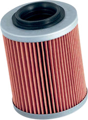 K & N Performance Oil Filter Red Silver Standard Cartridge - KN-152