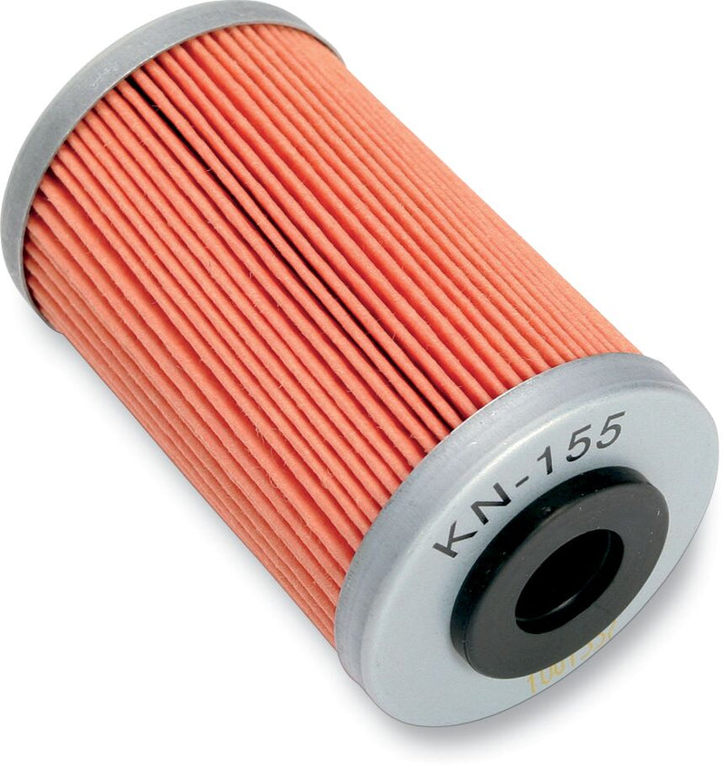 K & N Performance Oil Filter Orange Silver Tall Cartridge - KN-155