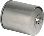 K & N Performance Oil Filter for 1980-2022 Harley-Davidson Chrome Silver Standard Spin-On - KN-170C