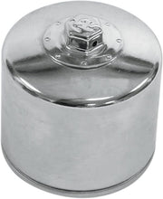 K & N Performance Oil Filter for 1980-1986 Harley-Davidson Chrome Silver Standard Spin-On - KN-172C
