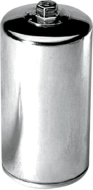 K & N Performance Oil Filter for 1980-1982, 1991-1998 Harley-Davidson Chrome Silver Standard Spin-On - KN-173C