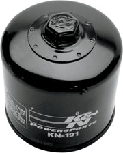 K & N Performance Oil Filter Black Premium Spin-On - KN-191