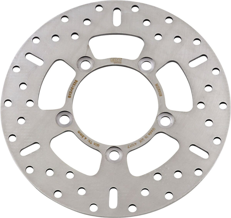 EBC MD Series Pro-Lite Brake Rotor for 1988-2010 SUZUKI Pro-Lite Series Silver Rear One Piece (Fixed) Stainless Steel - MD3008