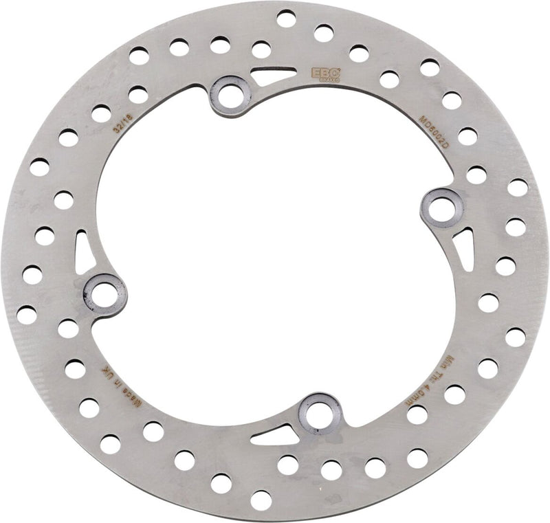 EBC MD Series ATV Brake Rotor Unfinished Rear Left One Piece (Fixed) Heat-Treated Carbon Steel - MD6002D