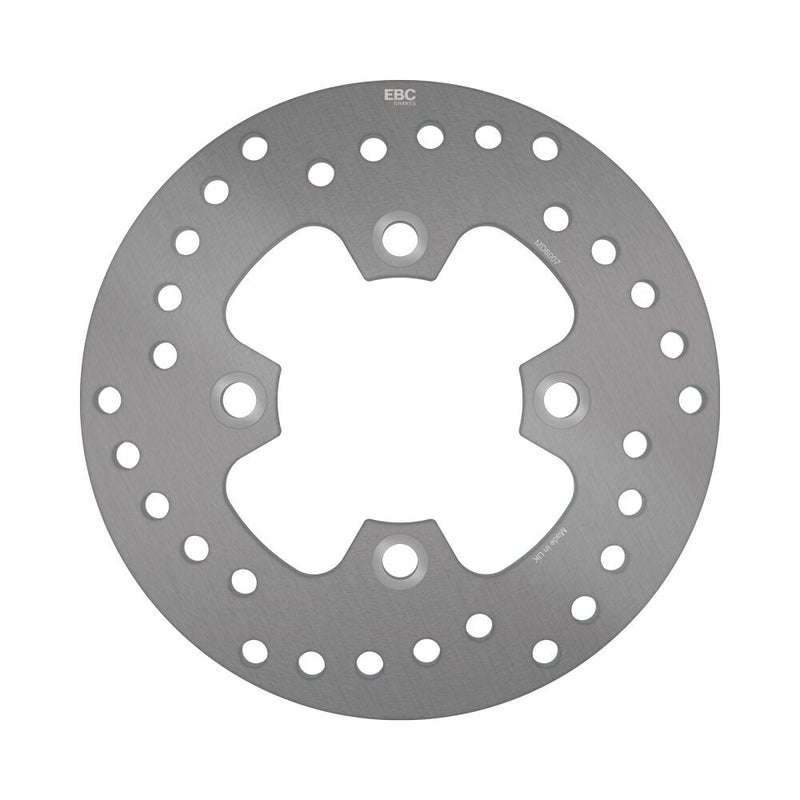 EBC Round D-Series Fixed Offroad Brake Rotor for 1985-1989 HONDA Stainless Steel Solid-Mount Rear One Piece (Fixed) - MD6007D