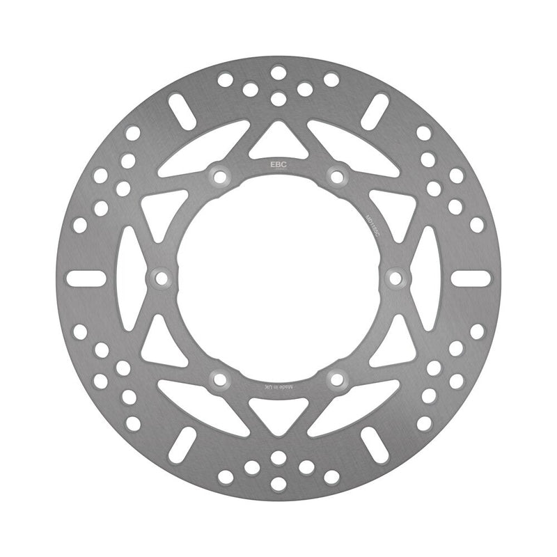 EBC Round D-Series Fixed Offroad Brake Rotor for 1989-2004 KAWASAKI Stainless Steel Solid-Mount Rear One Piece (Fixed) - MD6024D