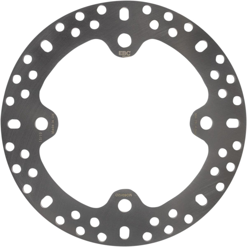 EBC Standard Rear Offroad Brake Rotor D Series Unfinished One Piece (Fixed) Heat-Treated Carbon Steel - MD6035D