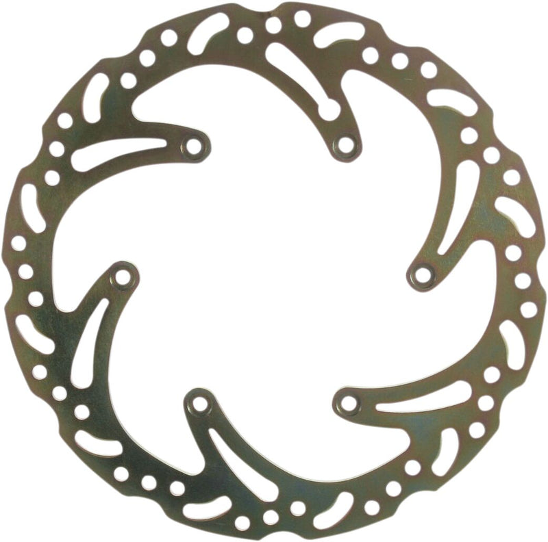 EBC Standard Rear Offroad Brake Rotor for 1998-2001, 2003-2013, 2020-2022 YAMAHA D Series Unfinished One Piece (Fixed) Heat-Treated Carbon Steel - MD6135D