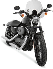 Memphis Shades Metric The Shooter Windshield Grey Cruiser Lucite - MEM1619