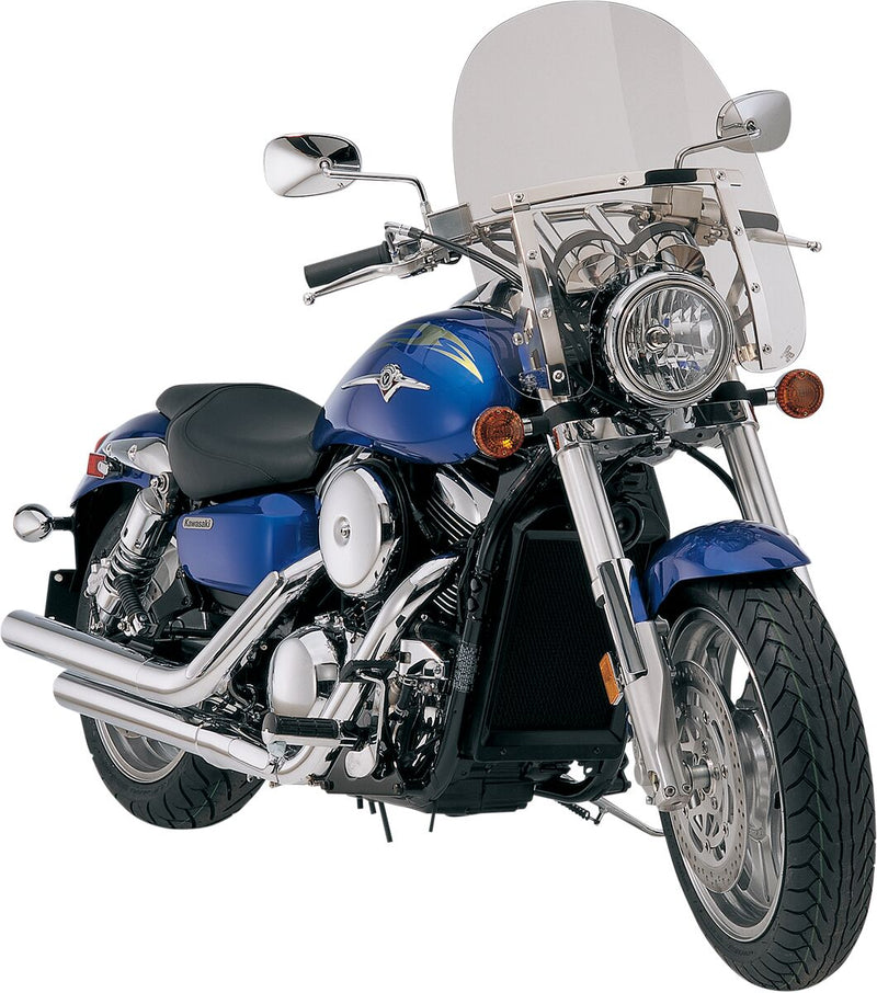 Memphis Shades Metric Memphis Slim Windshield Grey Cruiser Lucite - MEM4219