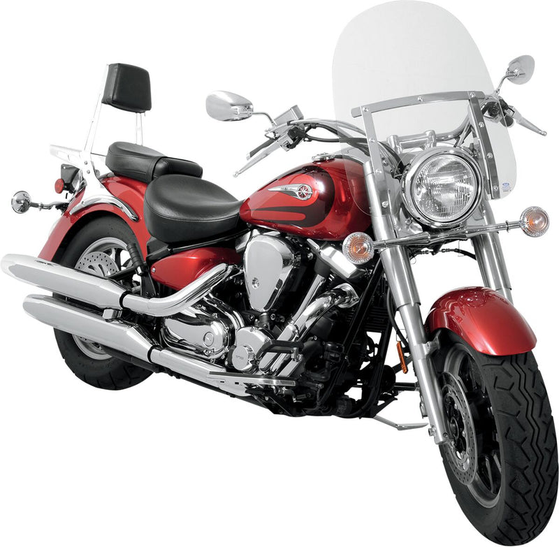 Memphis Shades Metric Memphis Slim Windshield Grey Cruiser Lucite - MEM4229