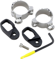 Memphis Shades Metric Turn Signal Relocation Hardware Kit for 1986-2008 KAWASAKI Relocation Kit Chrome Aluminium Pair - MEM9994