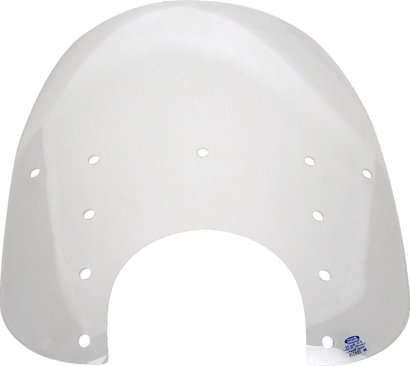 Memphis Shades Metric Replacement Fats Windshield Plastic Memphis Fats Clear Cruiser Lucite - MEP3210