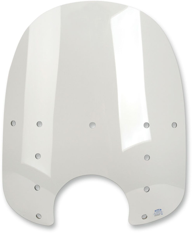 Memphis Shades Metric Replacement Fats Windshield Plastic Memphis Fats Grey Cruiser Lucite - MEP3319