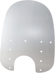 Memphis Shades Metric Replacement Fats Windshield Plastic Memphis Fats Clear Cruiser Lucite - MEP3410