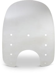 Memphis Shades Metric Replacement Slim Windshield Plastic Memphis Slim Grey Cruiser Lucite - MEP4219