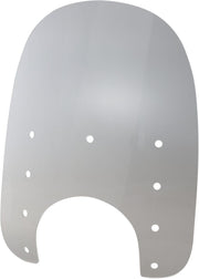 Memphis Shades Metric Replacement Slim Windshield Plastic Memphis Slim Clear Cruiser Lucite - MEP4220
