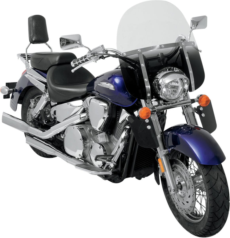 Memphis Shades Metric Custom Lowers Wind Deflector Black Lower Fairing Lucite Pair - MEP5811