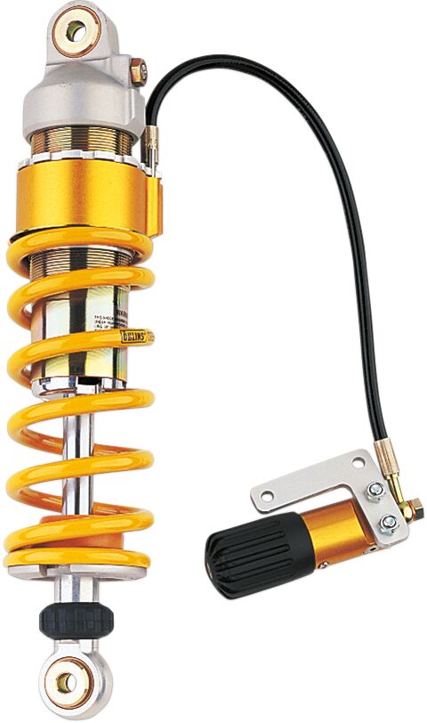 Ohlins S46 Adventure Shock for 2000-2004 BMW R 1150 GS Shock Absorber Chrome Yellow Rear Coilover Monotube Aluminium Steel - BM 940