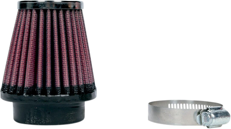 K & N Universal Clamp-On Air Filter for 1996-2004 YAMAHA XVS 650 Black Red - RC-1090