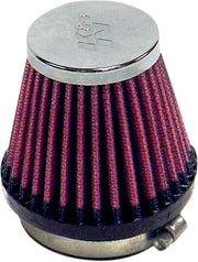 K & N Universal Clamp-On Air Filter Black Red