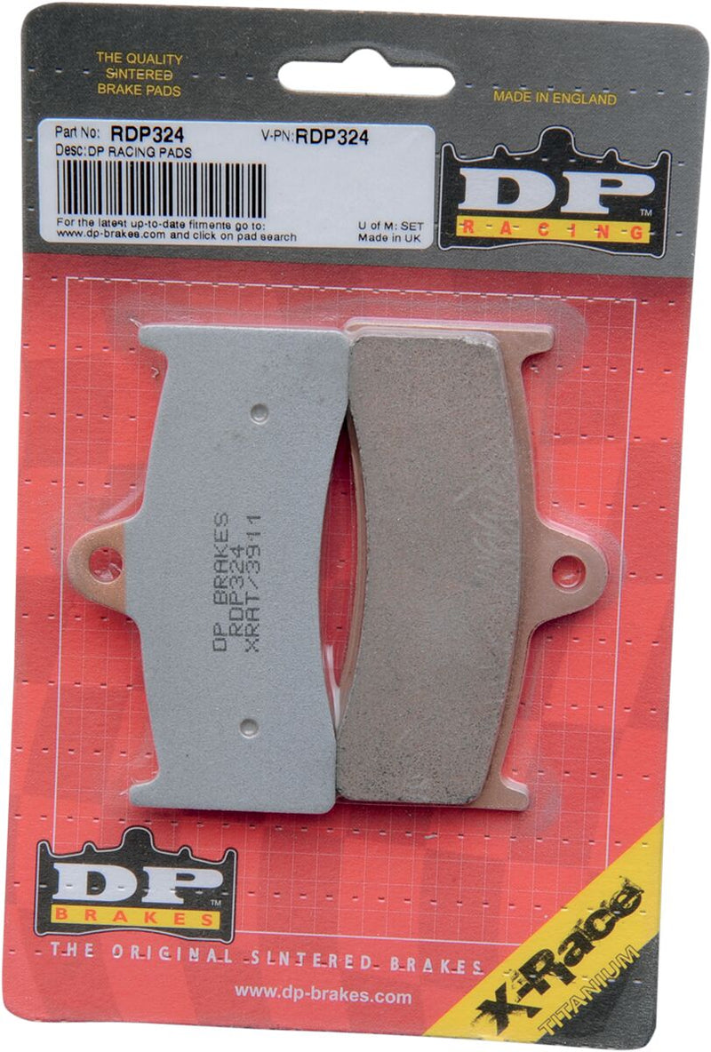 DP Brakes Sintered Metal Brake Pads X-Race Titanium Front Rear Copper Alloy Set of 2