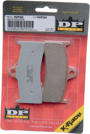 DP Brakes Sintered Metal Brake Pads X-Race Titanium Front Rear Copper Alloy Set of 2 - RDP324