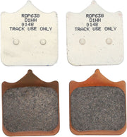 DP Brakes RDP X-Race Titanium Sintered Brake Pads RDP Racing Front Sintered Metal Copper Alloy Set of 2 - RDP638