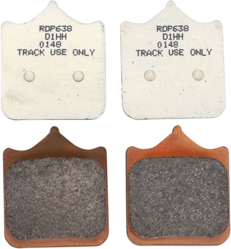 DP Brakes RDP X-Race Titanium Sintered Brake Pads RDP Racing Front Sintered Metal Copper Alloy Set of 2 - RDP638